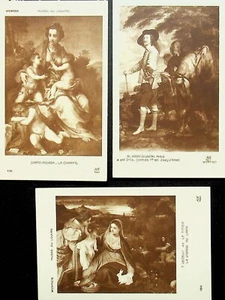 THREE LOUVRE MUSEUM PARIS, FRANCE POSTCARDS - FF-16 - Picture 1 of 4