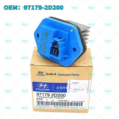 Resistencia de motor soplador 97179-2D200 original para Hyundai Tucson 2005-2006 Foto 1 de 4