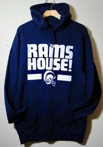 la rams white moletom com capuz