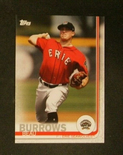 2019 Topps Pro Debut, Erie SeaWolves - BEAU BURROWS - Image 1 of 1