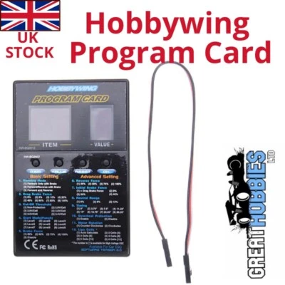 Hobbywing LED Program Card  HW30501003 UK STOCK Genuine - Image 1 of 4