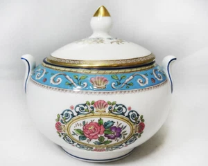 RUNNYMEDE by Wedgwood Zuckerdose mit Deckel 4,25" hoch NEU NIE BENUTZT hergestellt in England - Bild 1 von 6