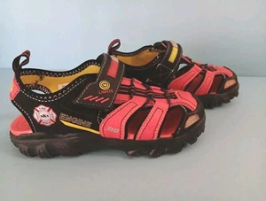 Skechers Kids Sandals Hot Lights Fireman Size 1 New No box - Picture 1 of 8