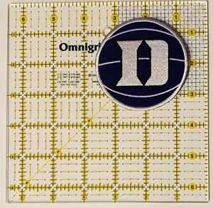 DUKE BLUE DEVILS Basketball Logo Iron On Patch 3” - Picture 1 of 2
