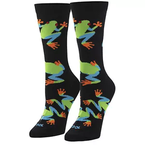 Cool Socks Cute and Fun Animal Print Novelty Crew Socks for Women, Size 5-10 - Picture 1 of 20