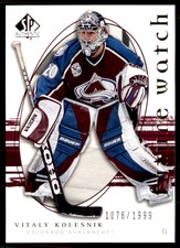 2005-06 SP Authentic Vitaly Kolesnik RC 1076/1999 Colorado Avalanche #258