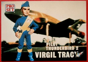 Thunderbirds - Card #020 - Pilot Thunderbird 2 Virgil Tracy - Pro Set 1992 - Picture 1 of 2
