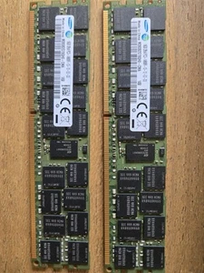 Samsung 16GB 2RX4 PC3-14900R-13-12-E2-D3 M393B2G70QH0-CMA (set of 2 sticks) - Picture 1 of 2