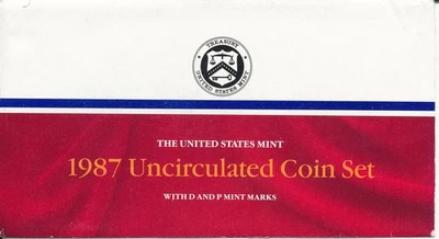 1987 United States Mint Sets 10 Coins - Image 1 of 4