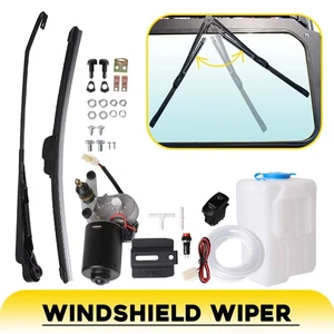 Kit de motor limpiaparabrisas eléctrico UTV 12V botella lavadora para Can Am Maverick X3 - Imagen 1 de 16