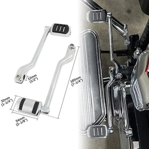 Gear Heel Toe Shift Lever Shifter Pegs For Harley Street Glide Road King Softail - Picture 1 of 14