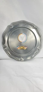 Olimpiadi 1986 Trofeo tedesco escursionismo 12 int Wandertag, targa peltro, RARO - Foto 1 di 1