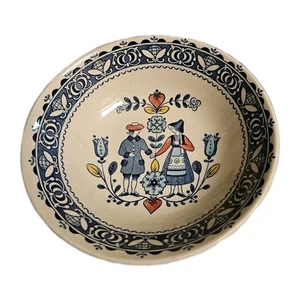 Staffordshire Old Granite Ironstone Hearts and Flowers Johnson Bros. 6.5" Bowl - Picture 1 of 4
