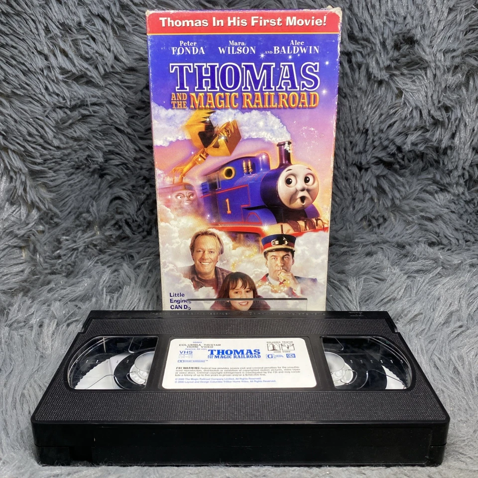 Thomas and the Magic Railroad VHS Tape 2000 Slipsleeve Alec Baldwin Peter Fonda - Image 1 of 4