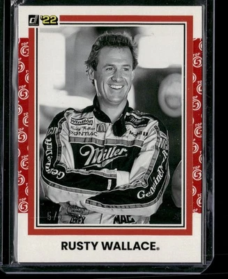 2022 Panini Donruss Racing Rusty Wallace Top 5 /5 - Image 1 of 2