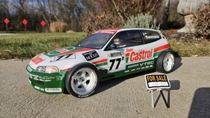 New! Custom Tamiya 51421 Castrol Honda Civic VTi 1/10 Body Set TT-02 TT-01 READ! - Picture 1 of 23
