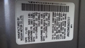 Driver Side View Mirror Power Heated With Memory Fits 03-04 MURANO 468259 - Picture 1 of 12