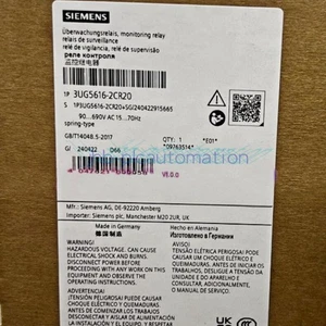 ONE Relè di monitoraggio Siemens 3UG5616-2CR20 nuovo - Foto 1 di 1