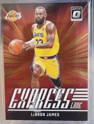 2024-25 Panini Donruss Optic - Express Lane LeBron James #2 Lakers Heat Cavs - Image 1 of 2
