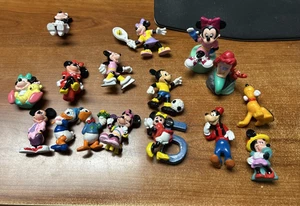 Lot of 15 Disney Mini PVC Figures 2-3" Mickey Mouse Minnie Mouse Goofy More - Picture 1 of 5