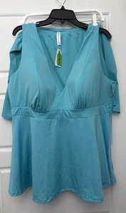 Lane Bryant 2-teiliger SWIM NO WIRE TANKINI & SKORT Gr. 26 NEU Badeanzug - Bild 1 von 6