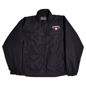 511 Tactical Jacket Mens Size M Black Utility Zip Up Pockets Security Guard - Picture 1 of 13