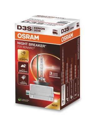 XENARC NIGHT BREAKER LASER D3S 4400K 66340XN2 Xenon Bulb OSRAM - Image 1 of 2