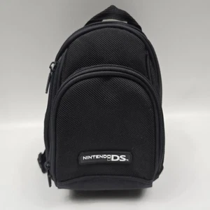 Nintendo DS Travel Carrying Case Storage Bag Mini Backpack Black - Picture 1 of 12
