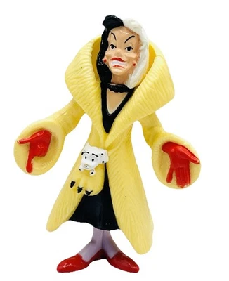 "FIGURA DE ACCIÓN CRUELLA DE VIL DISNEY 101 DÁLMATAS - 3,7""" Foto 1 de 2