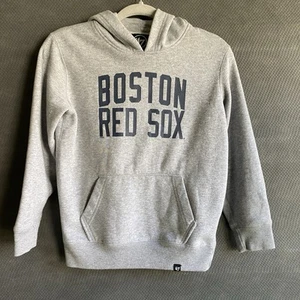 Felpa con cappuccio Boston Red Sox YOUTH Medium 47 marca felpa foderata in pile baseball MLB - Foto 1 di 5