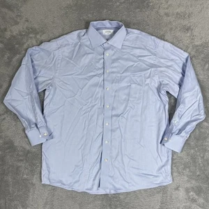 Camicia Eton uomo 17,5 44 vestibilità classica firma twill manica lunga abito tasca - Foto 1 di 13