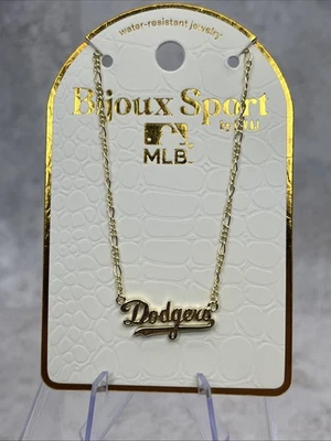 Los Angeles Dodgers Bijoux Sport by Luv AJ MLB Logo Pendant Necklace - New - Image 1 of 3