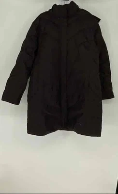 Kenneth Cole Reaction Womens Deep Purple Faux Fur Hooded Parka Coat Size 2X - Image 1 of 4