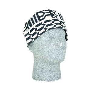 African Print Black/white Kufi Cap w/elastic back. Unisex 18"/20"Circumference. - Picture 1 of 1