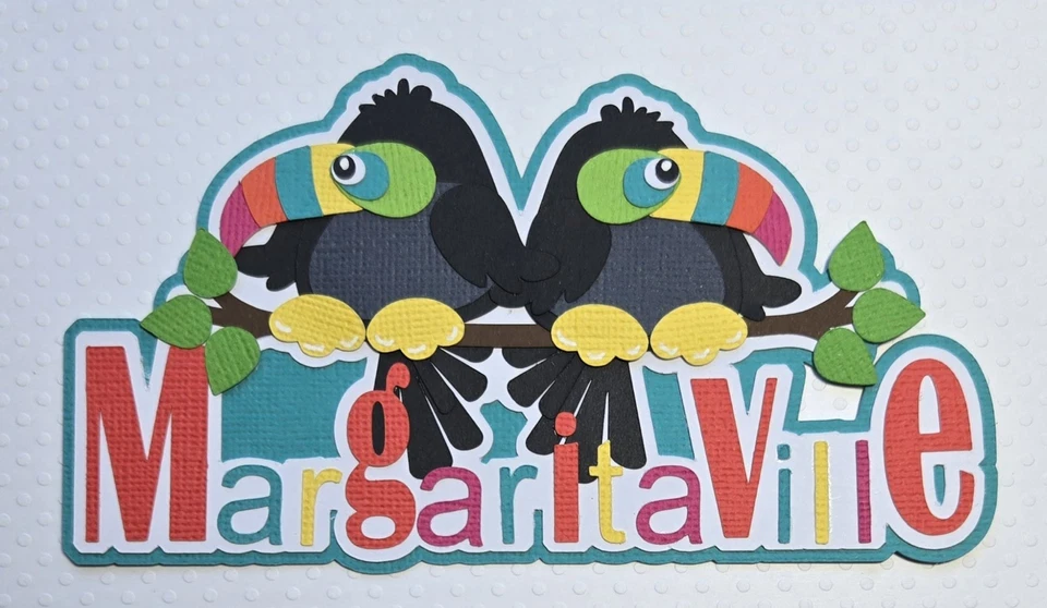 Margaritaville Title 2. Scrapbook, Card Making Paper Piecing - Image 1 of 1