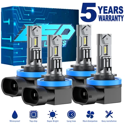 For Nissan Sentra 2013-2025 Cool White LED Hi/Low Beam Headlight Bulbs 10000K - Imagem 1 de 4