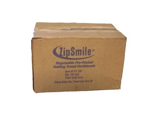 Zipsmile 100ct Disposable Toothbrushes with Toothpaste Individual Wrapped - Picture 1 of 5