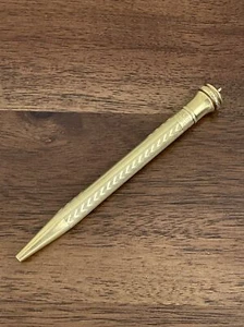 Antique Walh Eversharp Gold-Filled Engineered Etched Art Deco Ladie's Pencil - Picture 1 of 12