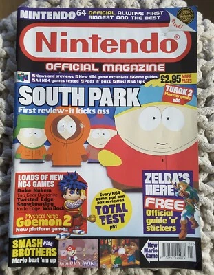 NINTENDO MAGAZINE SYSTEM / OFFICIAL UK - Issue # 76 - Jan. 1999 - SOUTH PARK N64 - Image 1 of 3