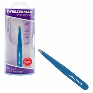 Tweezerman Professional Bahama Blue Slant Tweezer #1230-BHP - Picture 1 of 4