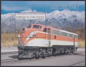 F-EX54993 CONGO MNH 1999 KLASSISCHE LOKOMOTIVE EISENBAHN ZUG FERROCARRIL. - Bild 1 von 1