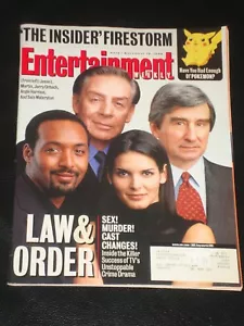 ENTERTAINMENT WEEKLY 1999, Law & Order, Angie Harmon, Pokemon, The Insider, RARE - Foto 1 di 1