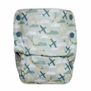 Grovia All In One NIP AIO Organic Maverick Planes Airplane Cloth Diaper Reusable - Picture 1 of 1