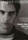 TOBEY MAGUIRE (spideman) interview  UK Telegraph 2002  1DAY issue LUCIAN FREUD