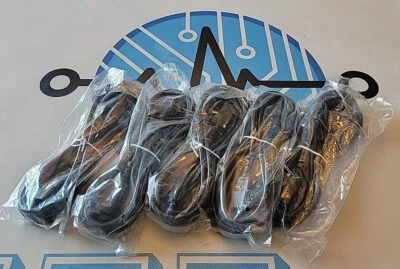 5x Lot Black 6' ft King-Cord 10A 250V 18AWGX3C Server Extension Power Cord Cable - Image 1 of 3