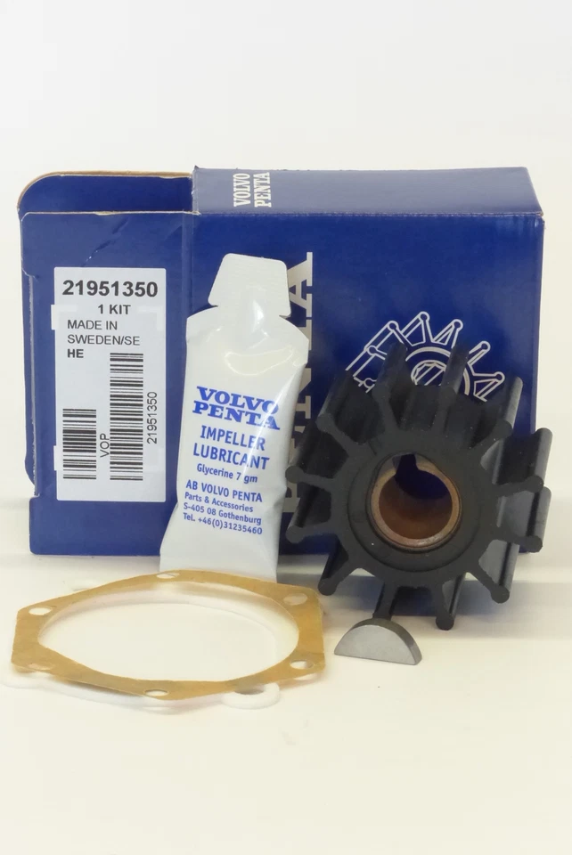 Original Volvo Penta Impellersatz 21951350 für MD21, AQ115/ 130/ 170/ 131