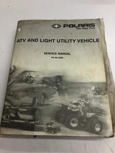 POLARIS 1998 ATV AND LIGHT UTILITY VEHICLE SERVICE MANUAL P/N 9913680 OEM USED - Picture 1 of 4