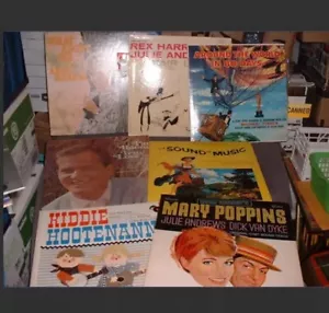 VINTAGE RECORDS VARIOUS TITLES (Disney Too) - Picture 1 of 6