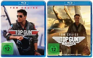 Top Gun + Top Gun Maverick - Filme 1+2 # 2-BLU-RAY-SET-NEU - Afbeelding 1 van 1