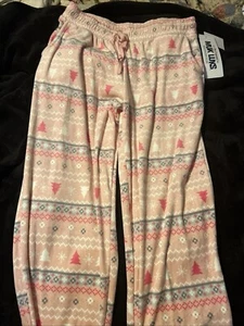 Muk Luks Women's Super Soft Butter Knit Pajama Pants Loungewear in Pink - Picture 1 of 7